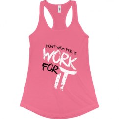 Ladies Slim Fit Racerback Tank Top