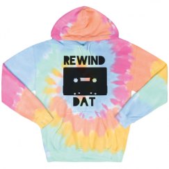 Unisex Tie-Dye Fleece Hoodie