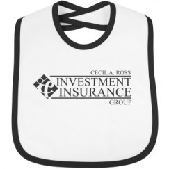 Infant Contrast Trim Bib