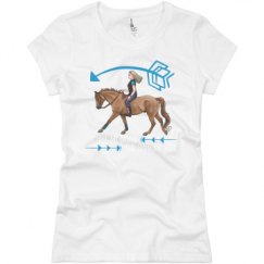 Ladies Slim Fit Basic Promo Jersey Tee