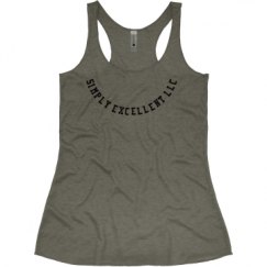 Ladies Slim Fit Super Soft Racerback Triblend Tank