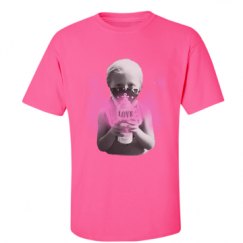 Unisex Ultra Cotton Safety Neon Crewneck Tee