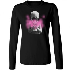 Ladies Relaxed Fit Basic Long Sleeve Tee