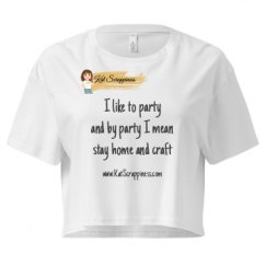 Ladies Festival Cali Crop Top Tee