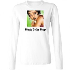 Ladies Relaxed Fit Basic Long Sleeve Tee