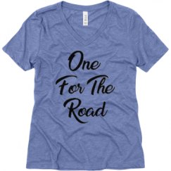 Ladies Relaxed Fit Super Soft Triblend V-Neck Tee