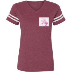 Ladies Relaxed Fit Vintage Sports Tee