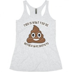 Ladies Slim Fit Super Soft Racerback Triblend Tank