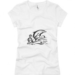 Ladies Slim Fit Basic Promo Jersey Tee