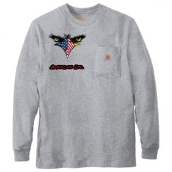 Unisex Carhartt Pocket Long Sleeve Tee