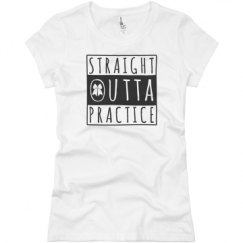 Ladies Slim Fit Basic Promo Jersey Tee