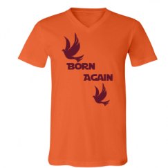 Unisex V-Neck Jersey Tee