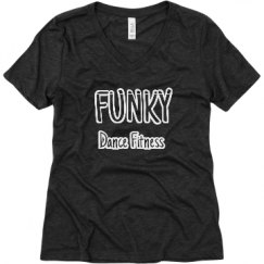 Ladies Relaxed Fit Super Soft Triblend V-Neck Tee