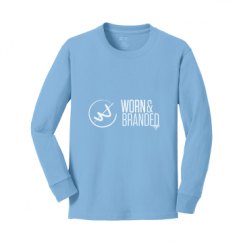 Youth Midweight Cotton Long Sleeve Tee