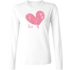 Ladies Relaxed Fit Basic Long Sleeve Tee