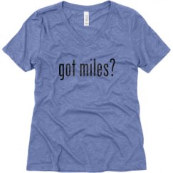 Ladies Relaxed Fit Super Soft Triblend V-Neck Tee