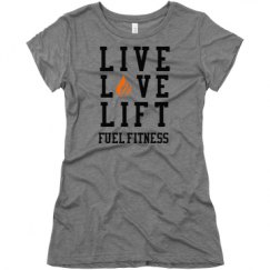 Ladies Slim Fit Super Soft Triblend Tee