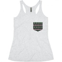 Ladies Slim Fit Super Soft Racerback Triblend Tank