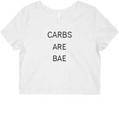 Ladies Slim Fit Crop Top Tee