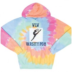 Unisex Tie-Dye Fleece Hoodie