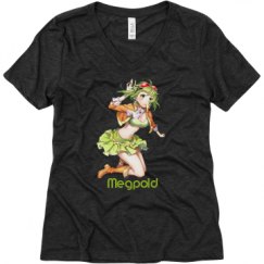 Ladies Relaxed Fit Super Soft Triblend V-Neck Tee