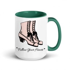 15oz Ceramic Mug with Color Inside