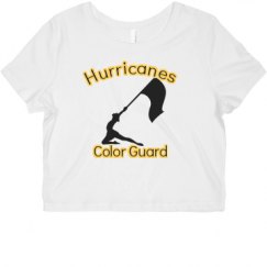 Ladies Slim Fit Crop Top Tee