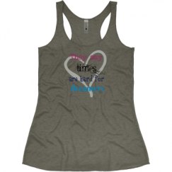 Ladies Slim Fit Super Soft Racerback Triblend Tank