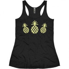 Ladies Slim Fit Super Soft Racerback Triblend Tank