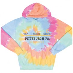 Unisex Tie-Dye Fleece Hoodie