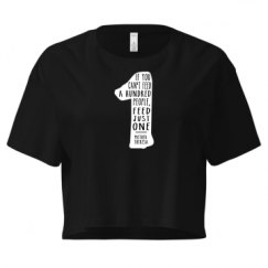 Ladies Festival Cali Crop Top Tee