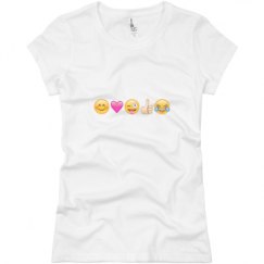 Ladies Slim Fit Basic Promo Jersey Tee