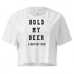 Ladies Festival Cali Crop Top Tee