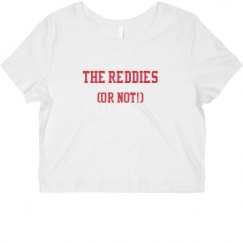 Ladies Slim Fit Crop Top Tee