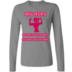 Ladies Relaxed Fit Basic Long Sleeve Tee