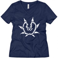 Ladies Relaxed Fit V-Neck Tee