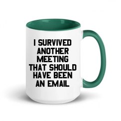 15oz Ceramic Mug with Color Inside