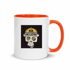 11oz Ceramic Mug with Color Inside