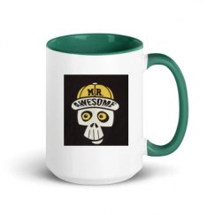 15oz Ceramic Mug with Color Inside