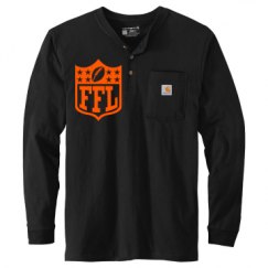 Unisex Carhartt Long Sleeve Henley Tee 