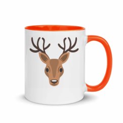 11oz Ceramic Mug with Color Inside