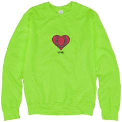 Unisex Neon Crewneck Sweatshirt