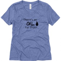 Ladies Relaxed Fit Super Soft Triblend V-Neck Tee