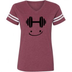 Ladies Relaxed Fit Vintage Sports Tee