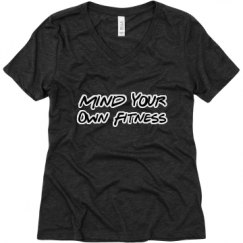 Ladies Relaxed Fit Super Soft Triblend V-Neck Tee