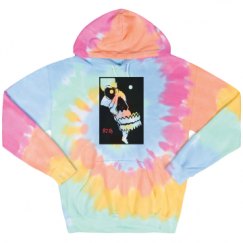 Unisex Tie-Dye Fleece Hoodie