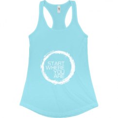 Ladies Slim Fit Racerback Tank Top