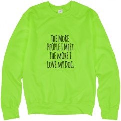 Unisex Neon Crewneck Sweatshirt