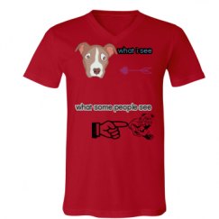 Unisex V-Neck Jersey Tee