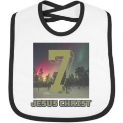 Infant Contrast Trim Bib